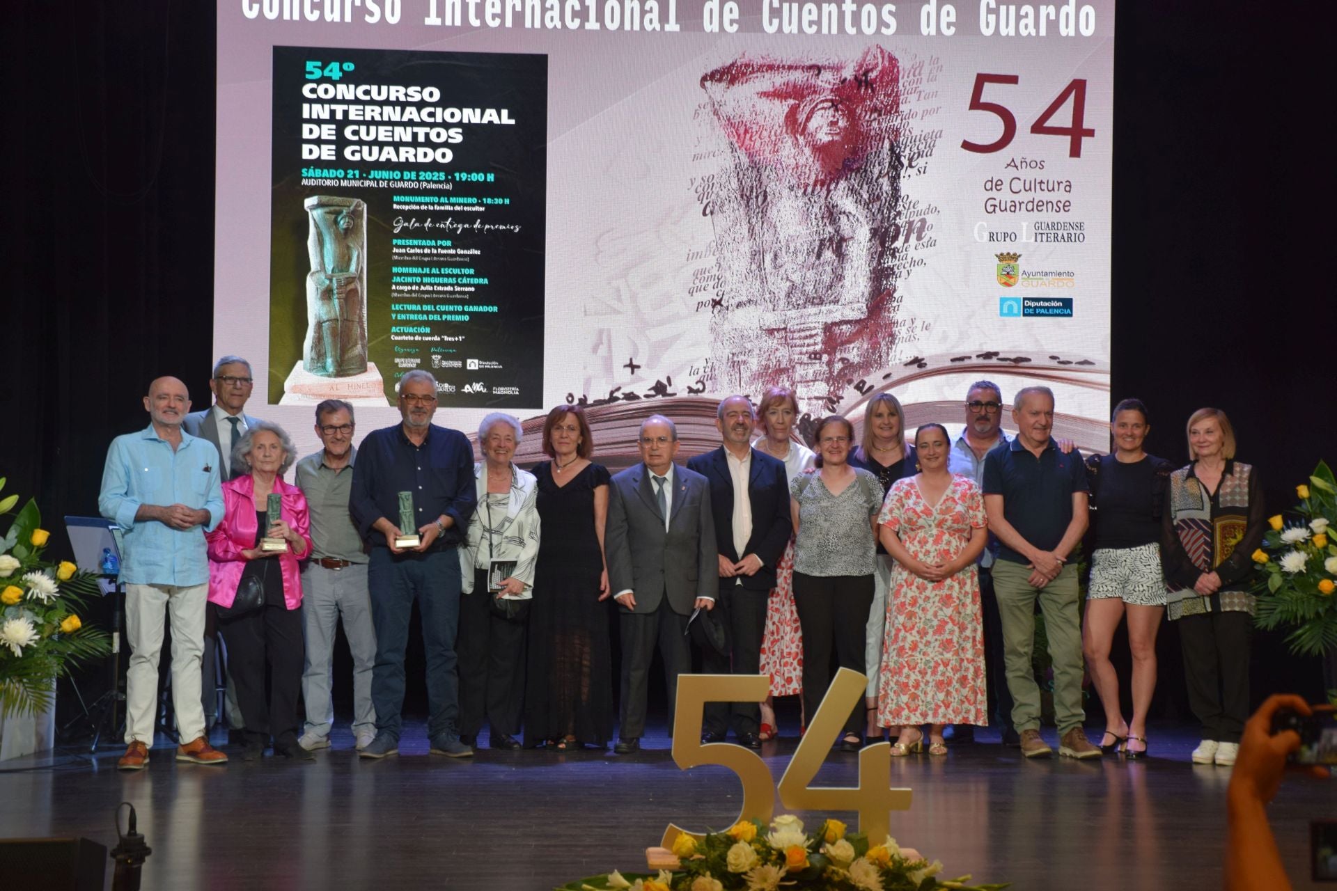 Entrega del premio del Concurso Internacional de Cuentos de Guardo