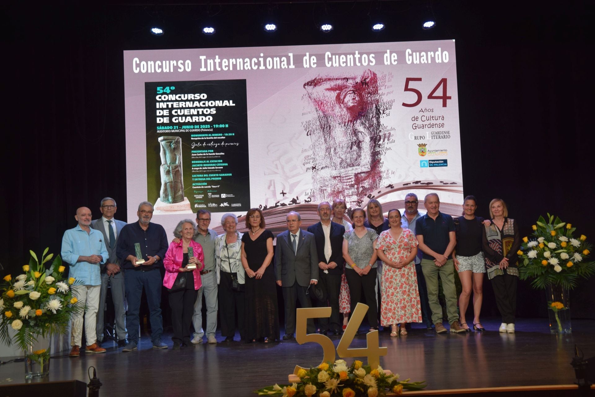 Entrega del premio del Concurso Internacional de Cuentos de Guardo