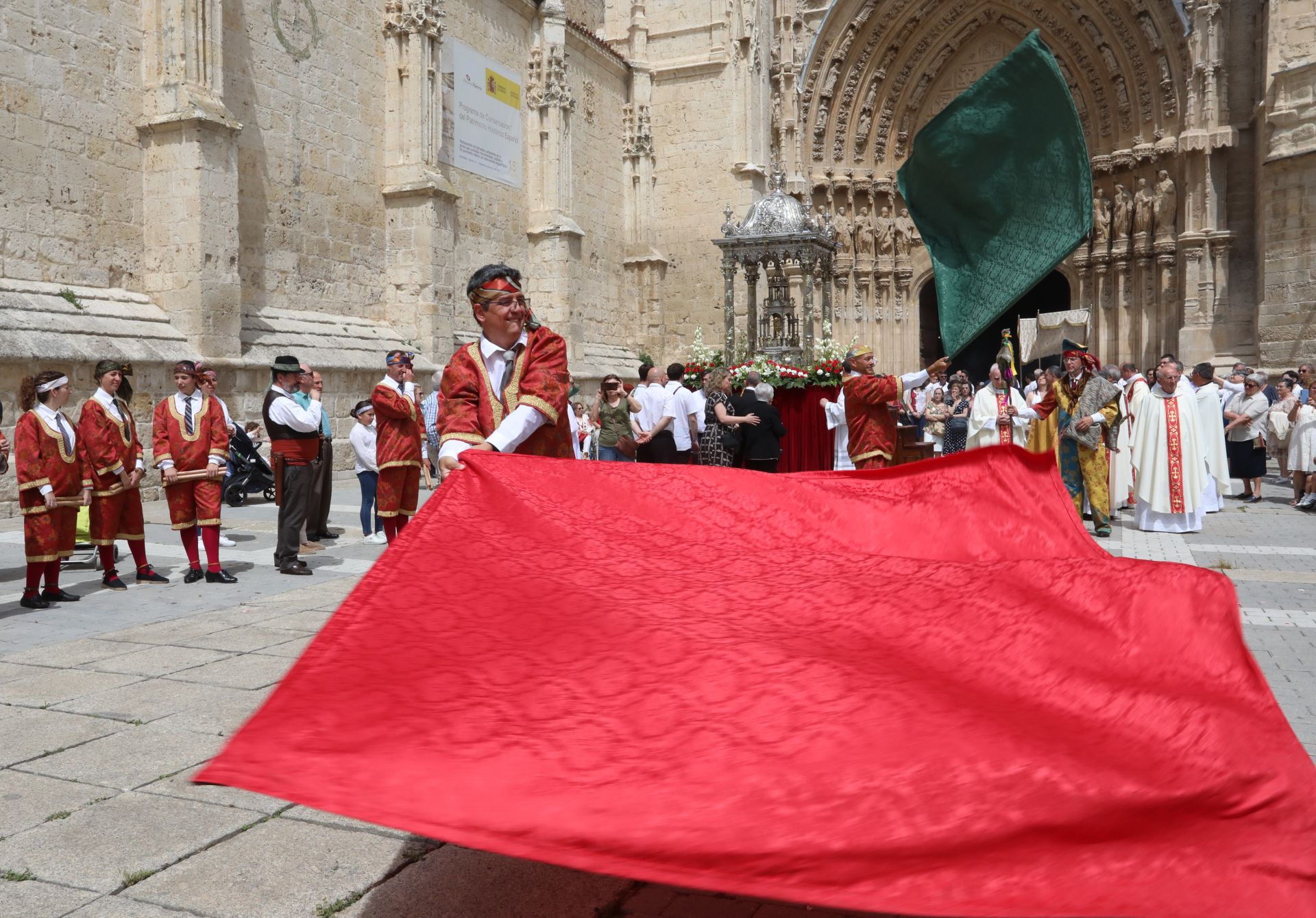 Así ha sido la procesión del Corpus en Palencia