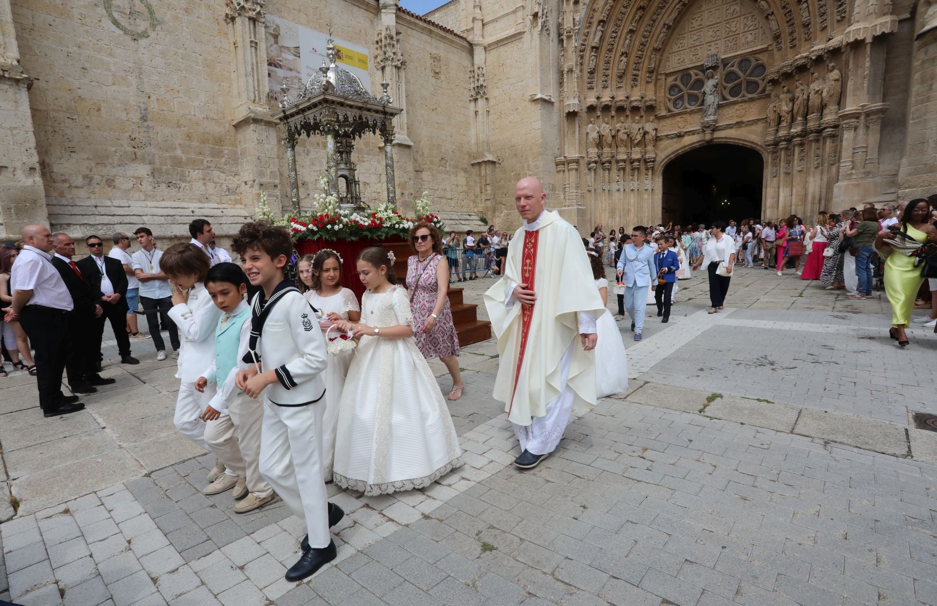 Así ha sido la procesión del Corpus en Palencia