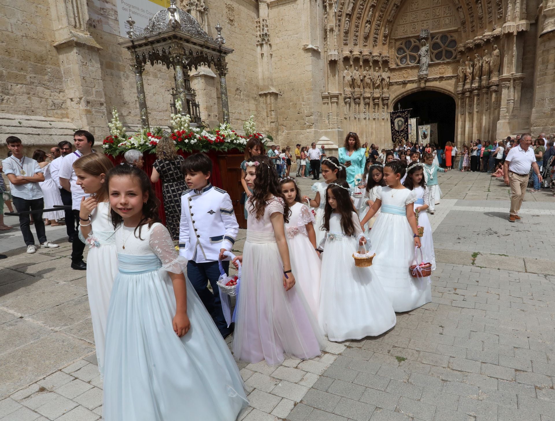 Así ha sido la procesión del Corpus en Palencia