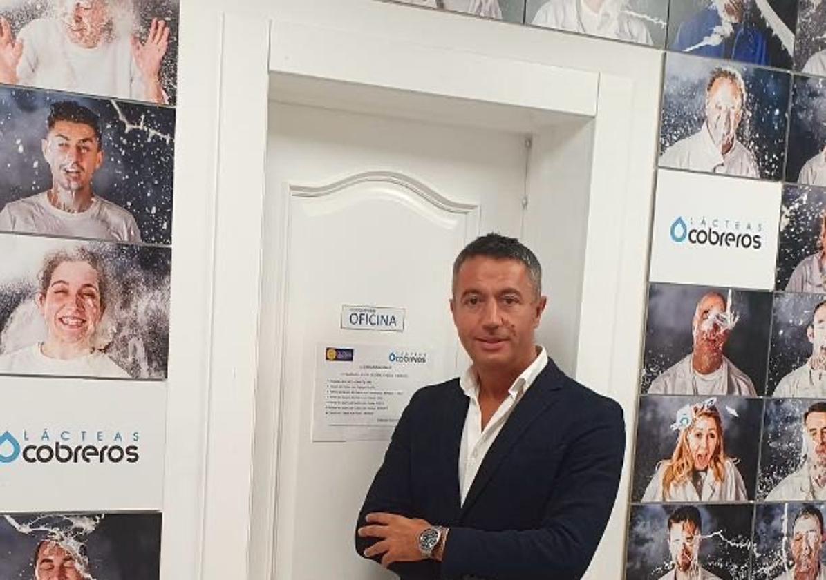 José Cobreros, director comercial de la empresa zamorana Lácteas Cobreros.