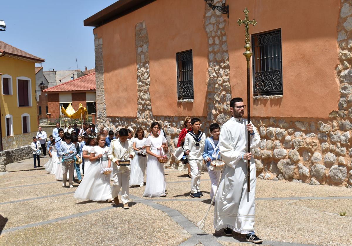 Celebración del Corpus Christi en Cigales.