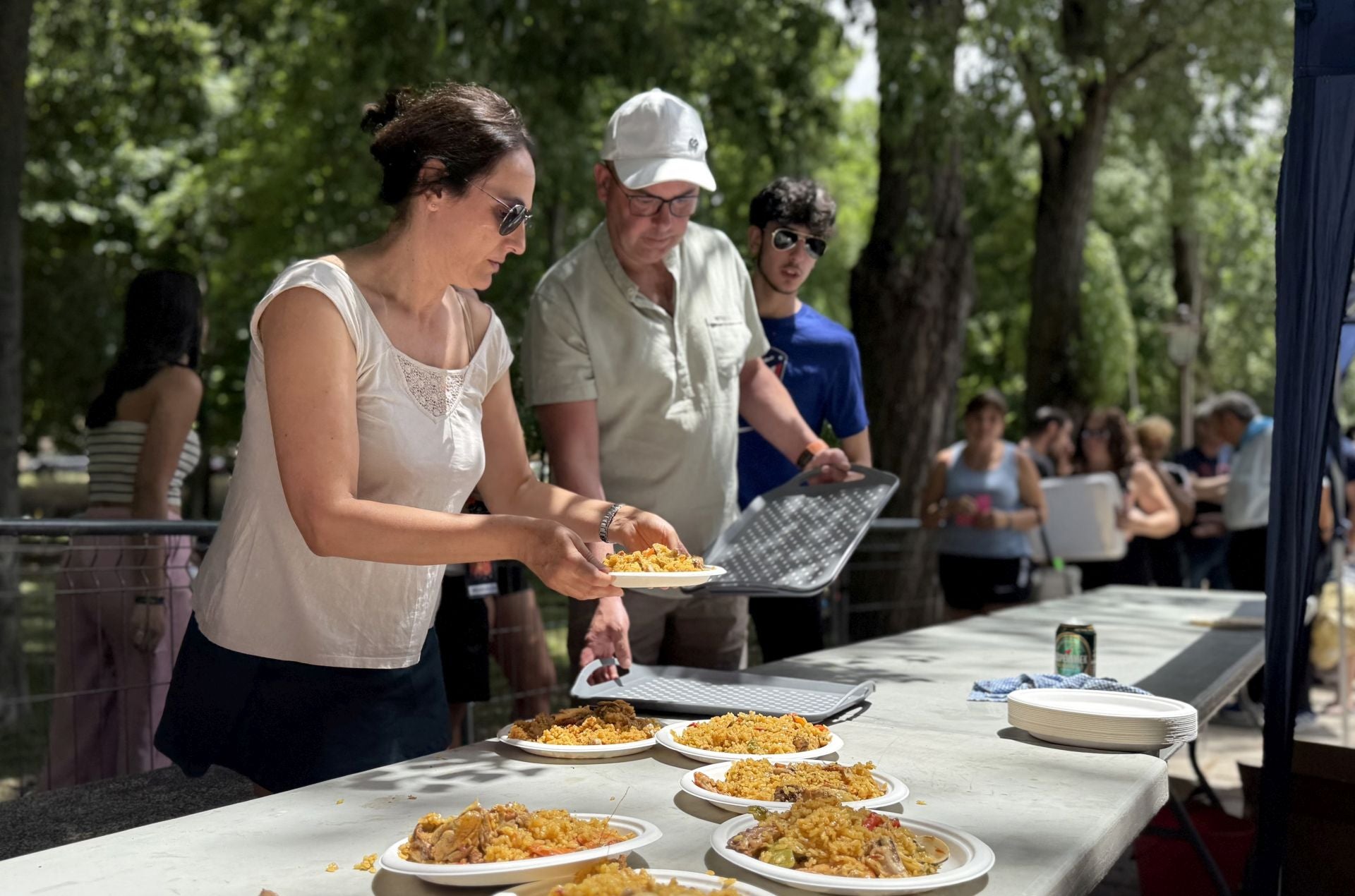 Las mejores fotos de la paella popular en la Fuencisla