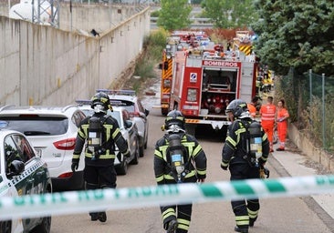 El fuego en la ebanistería de Santovenia se originó por una chispa que prendió viruta