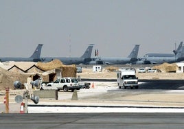 Base de EE UU en Udeid (Catar).