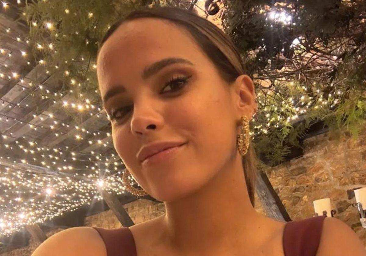 Gloria Camilo en la boda de su primo.