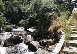 Senda de Los Molinos, en Segovia capital.