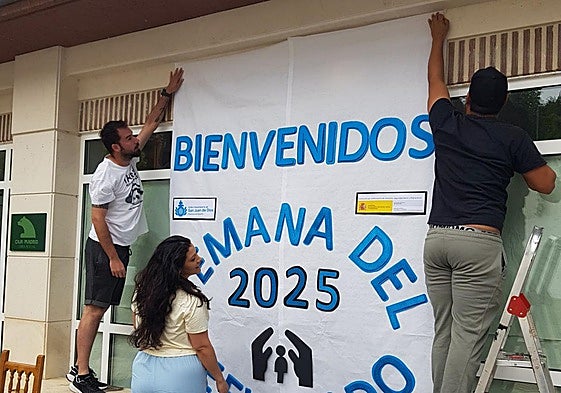 Cartel de la celebración que se ha alargado una semana.