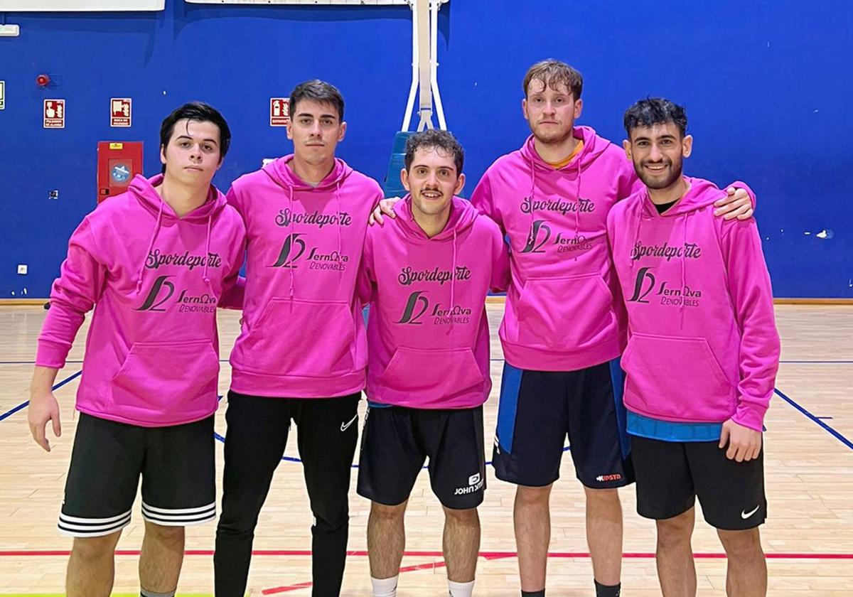 Jugadores del Sernova Renovables Sportdeporte.