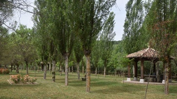 Zona conocida como Parque del Río, un punto de encuentro de la localidad.
