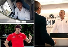 Los tres protagonistas del spot de la campaña de abonados del Recoletas Valladolid.