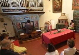 Conciertos en el órgano de Abarca de Campos, el sábado pasado en el Día de la Música.