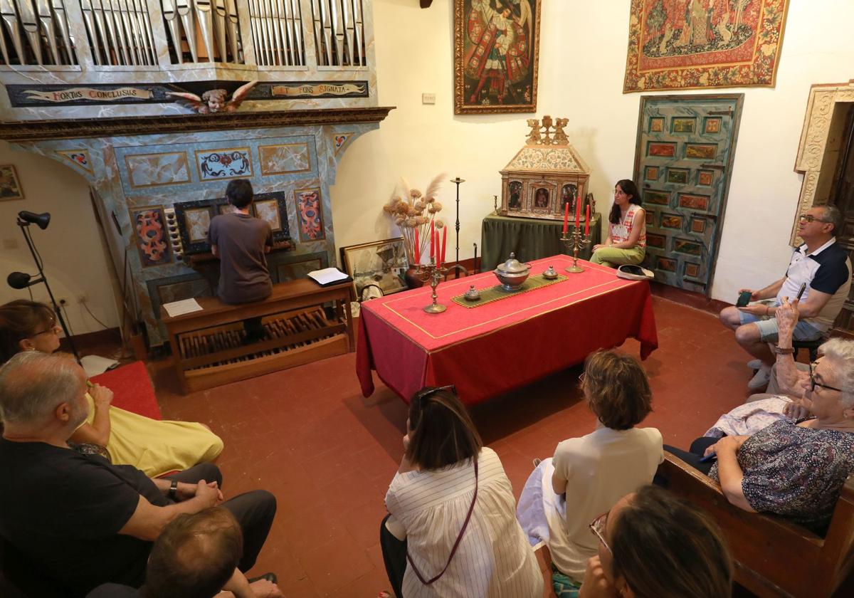 Conciertos en el órgano de Abarca de Campos, el sábado pasado en el Día de la Música.