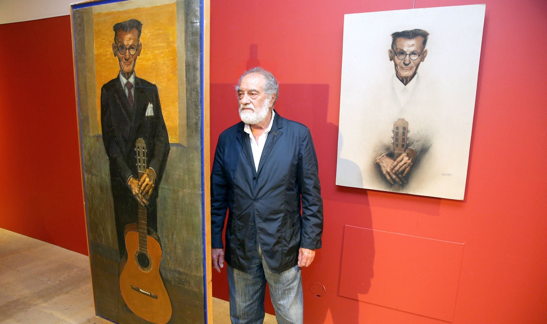 Fotos de la entrega de dos retratos de Agapito Marazuela