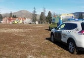 Rescatan a un hombre y a su hijo de tres años tras ser sorprendidos por una granizada