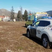 Efectivos sanitarios y de la Guardia Civil en un rescate anterior.