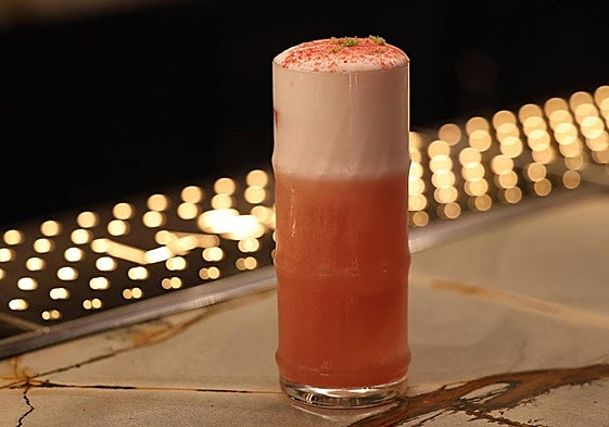 El Pink Sour, servido en La Santa de Valladolid