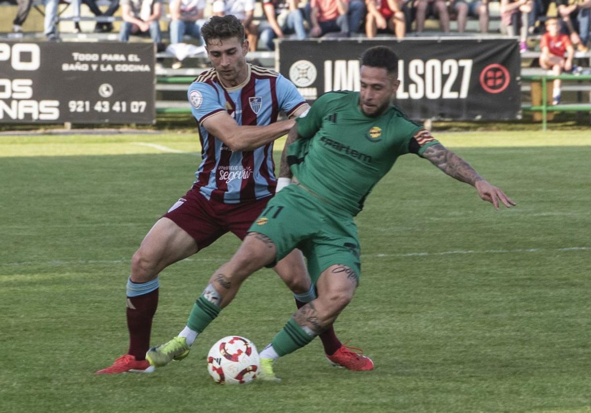 El gimnástico Abel Pascual, durante un partido de la pasada temporada.