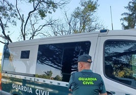 Un guardia civil en una imagen de archivo.