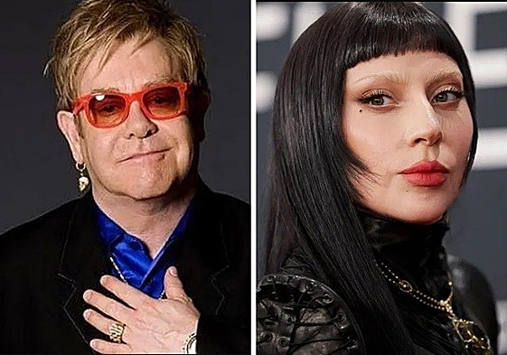 Elton John y Lady Gaga podrían actuar juntos en la boda de Jeff Bezos.