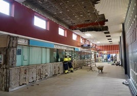 Obras en la Estación de Autobuses de Valladolid.