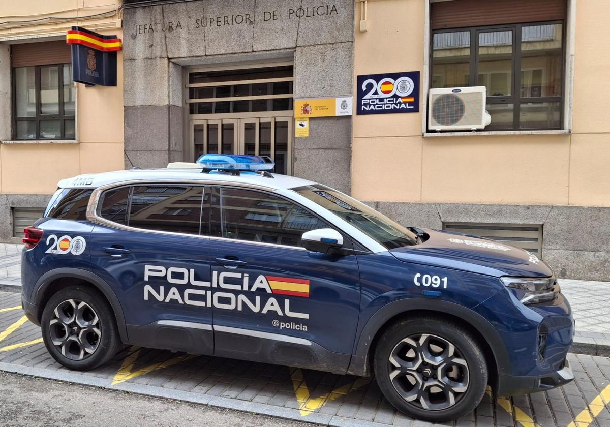 Un vehículo de la Policía Nacional.