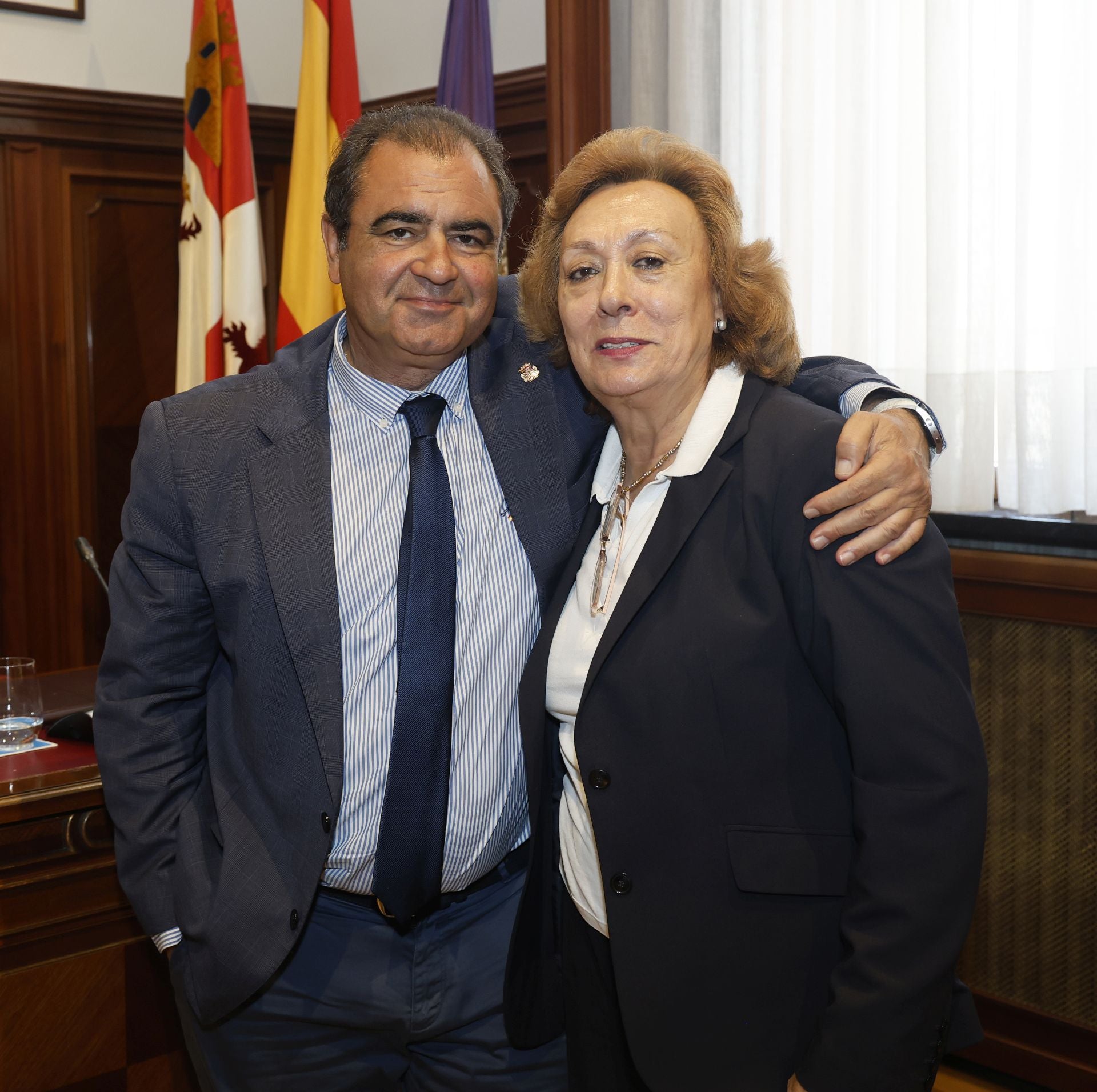 El último pleno de Araceli Villegas en la Diputación de Palencia