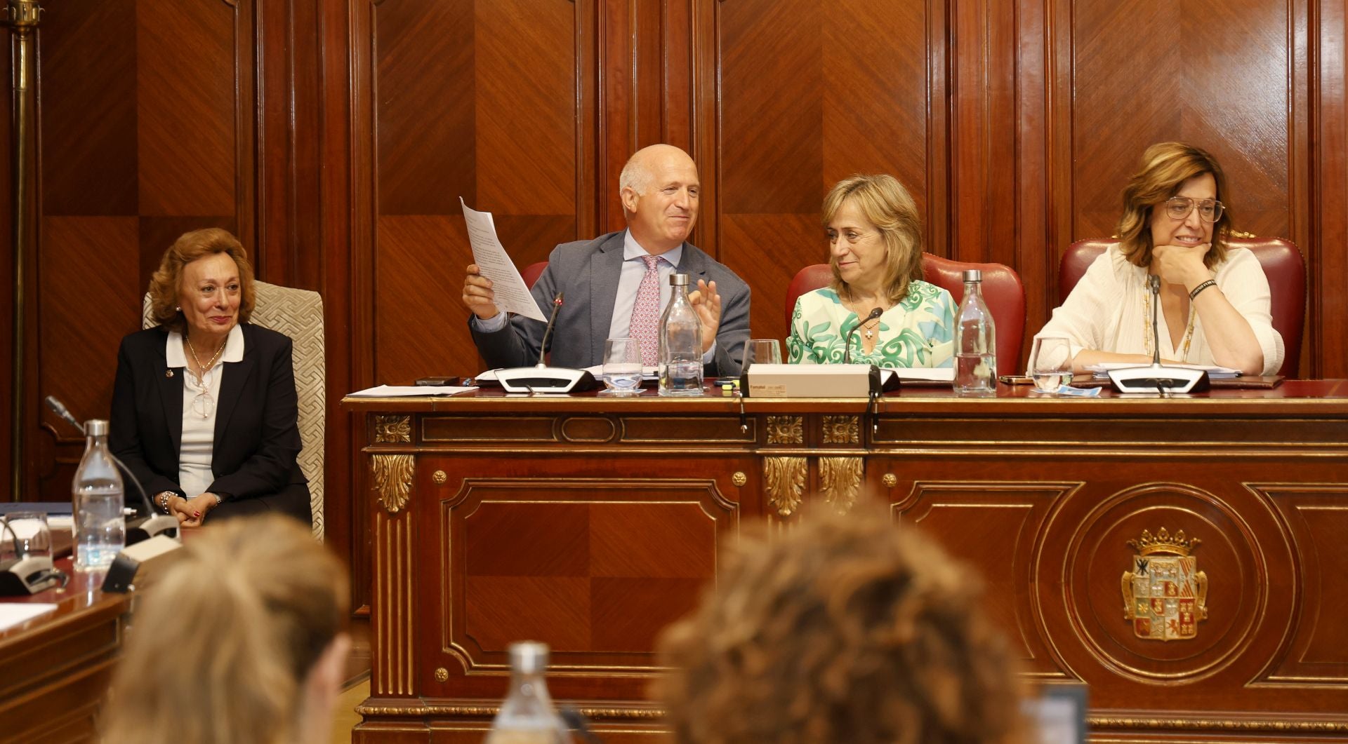 El último pleno de Araceli Villegas en la Diputación de Palencia