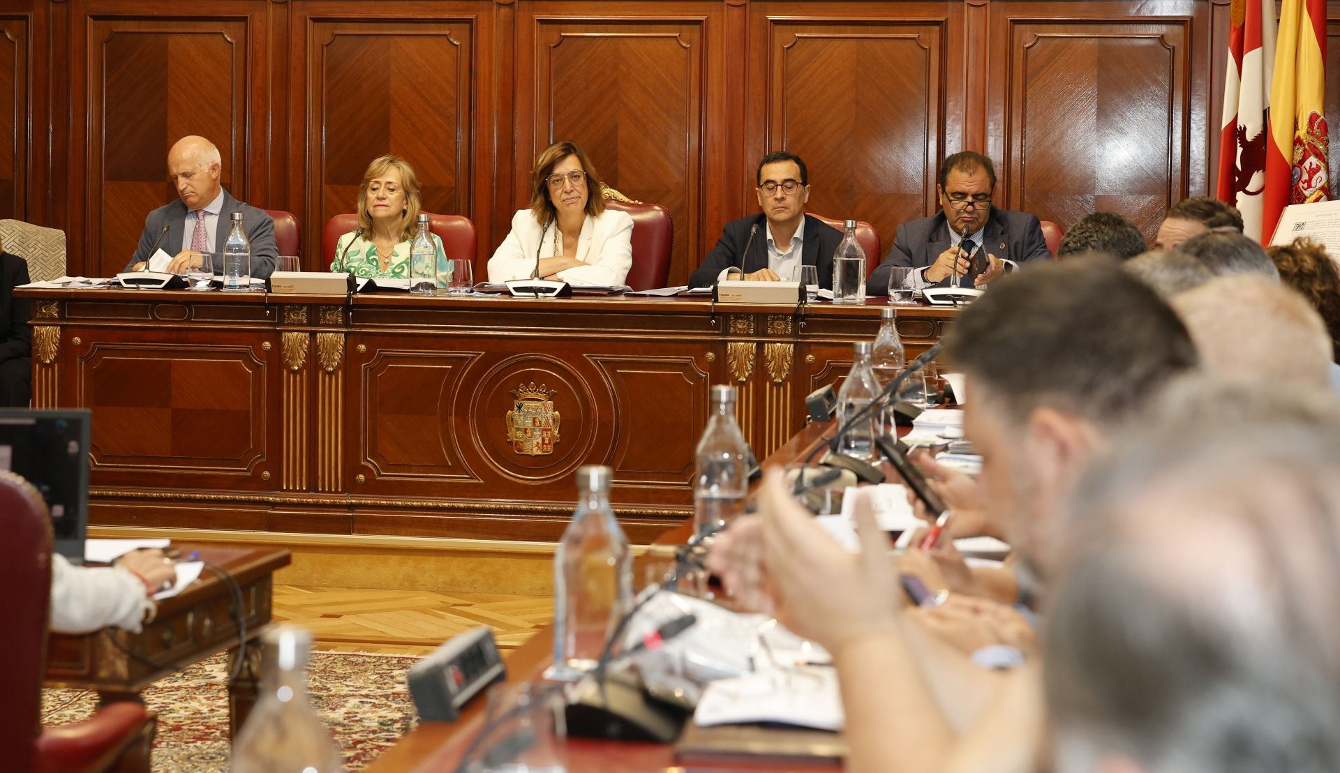 El último pleno de Araceli Villegas en la Diputación de Palencia