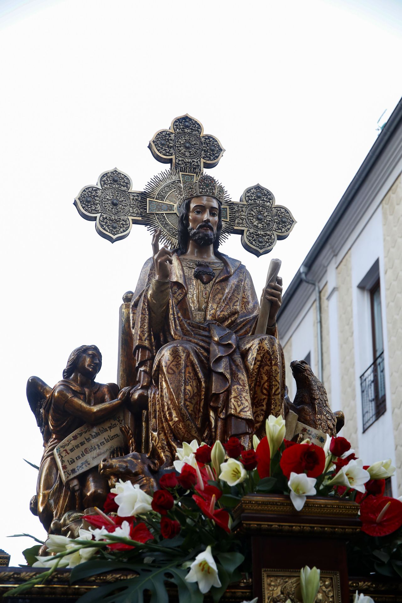 Las imágenes de la procesión en honor al Sagrado Corazón de Jesús