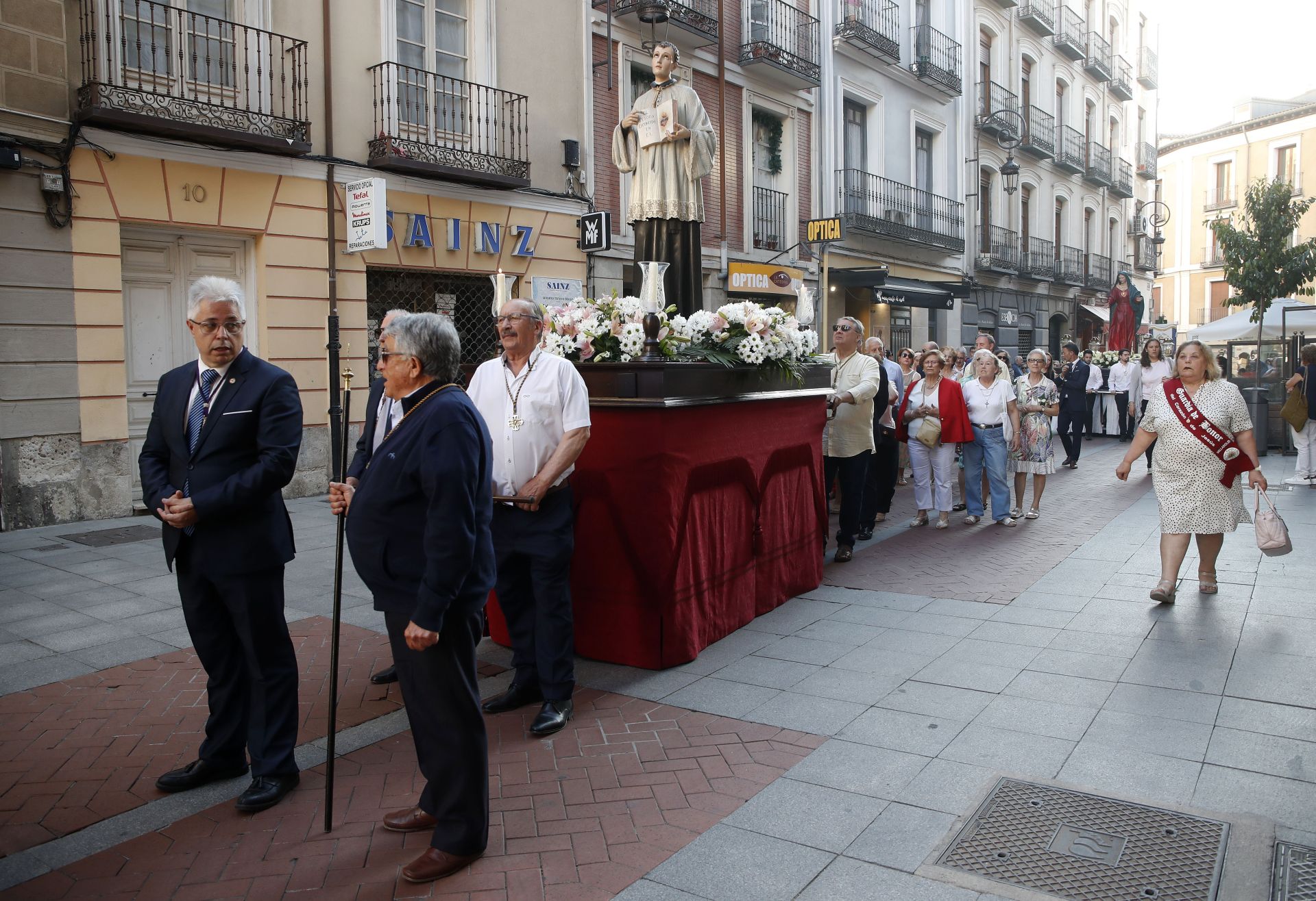 Las imágenes de la procesión en honor al Sagrado Corazón de Jesús