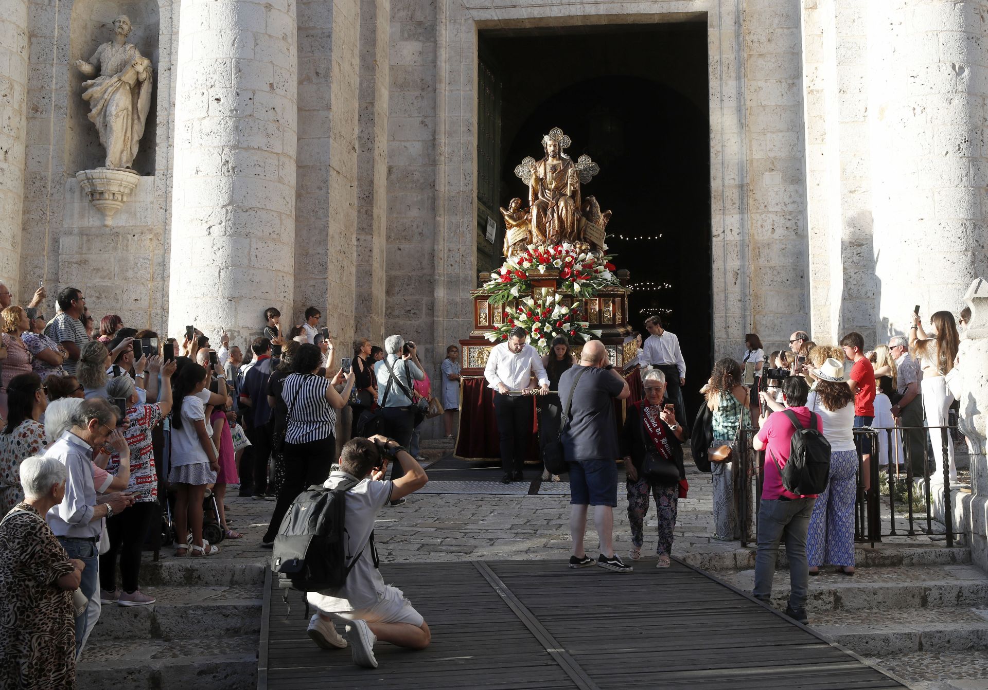 Las imágenes de la procesión en honor al Sagrado Corazón de Jesús