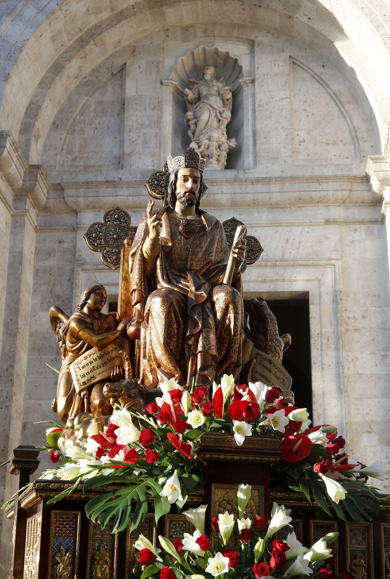 Las imágenes de la procesión en honor al Sagrado Corazón de Jesús