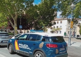 Un vehículo de la Policía Nacional.