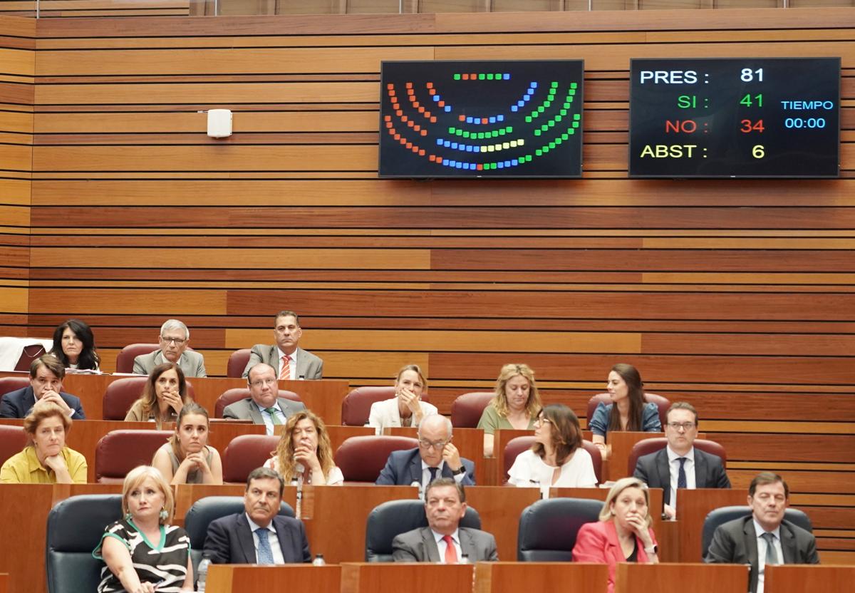 Votación de la modificación de la Ley de Publicidad Institucional en las Cortes.