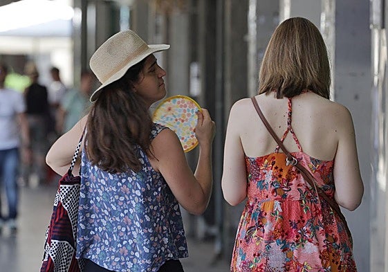 Valladolid se derrite por el calor