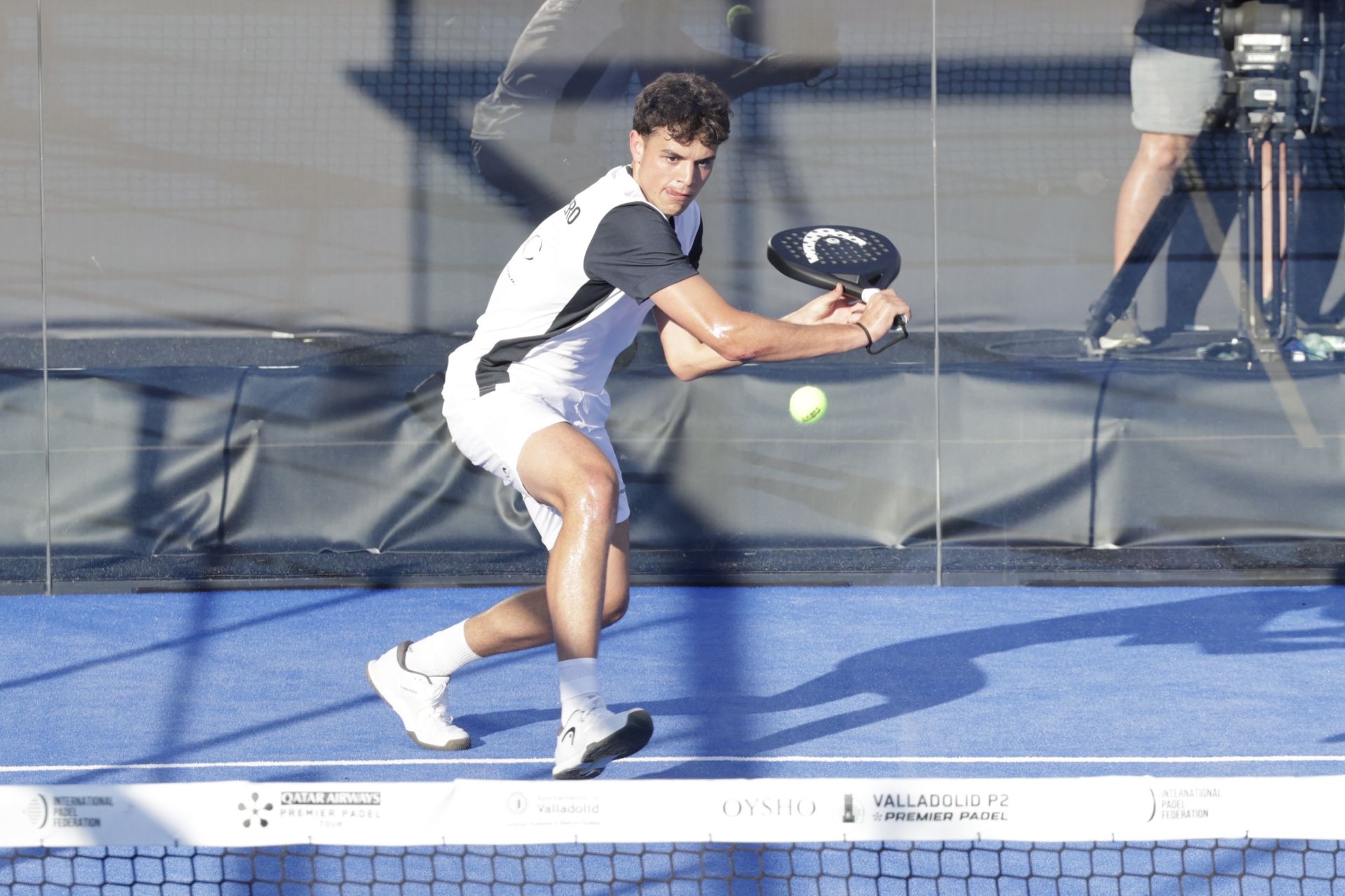 Las imágenes de la penúltima jornada del Premier Padel en la Plaza Mayor