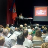 Presentación de los nuevos símbolos municipales por parte de Félix J. Martínez Llorente