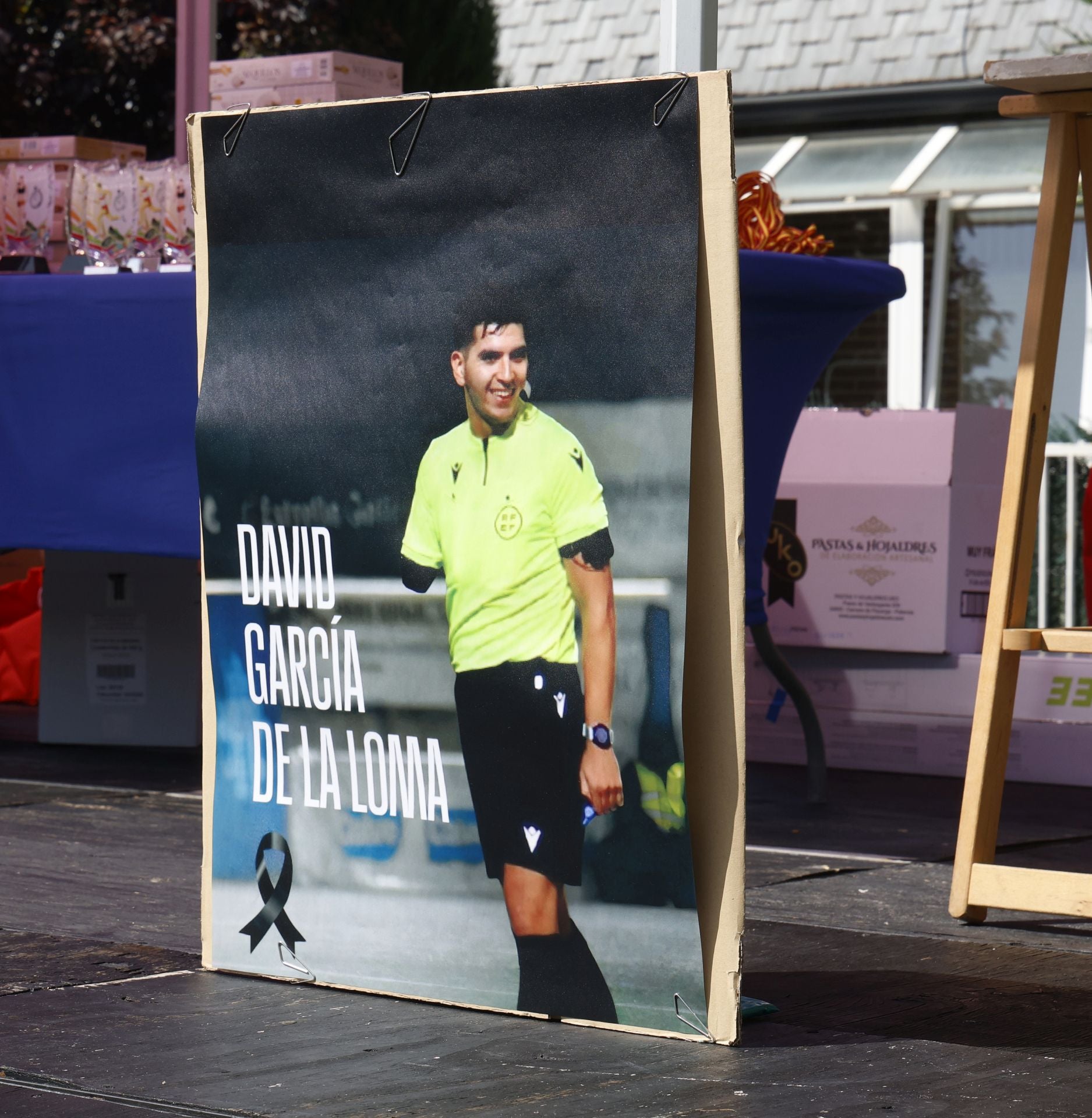 Homenaje en Palencia al árbitro David García de la Loma