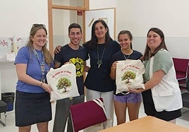 Miembros del CD Chañe participantes en el proyecto.