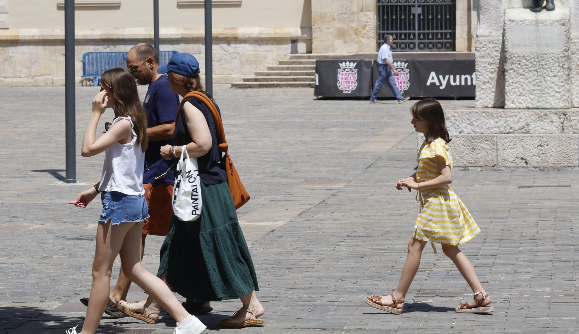 Así ha vivido Palencia el sofocante domingo