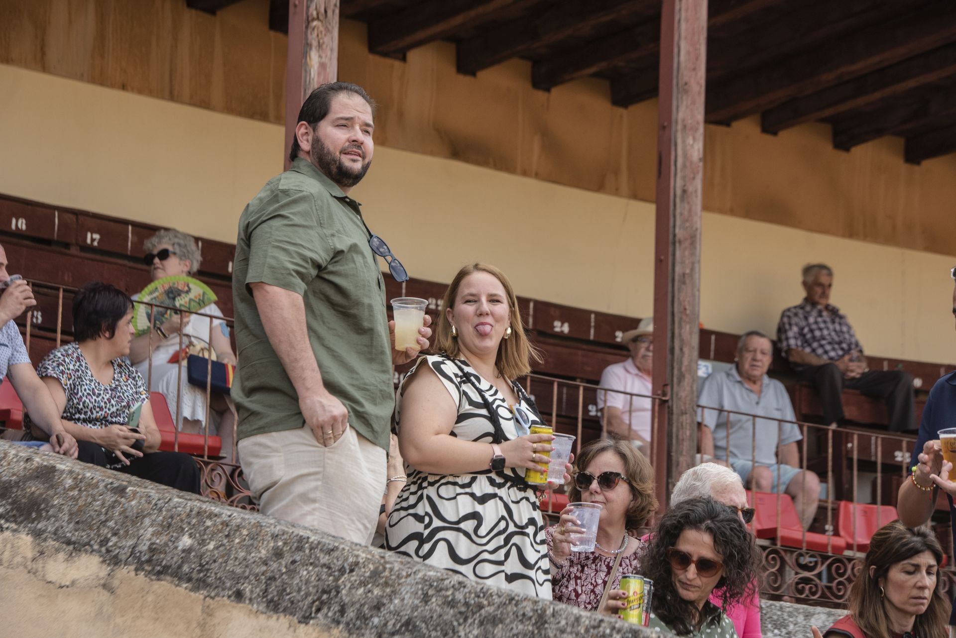 Búscate en los toros durante la corrida en Segovia
