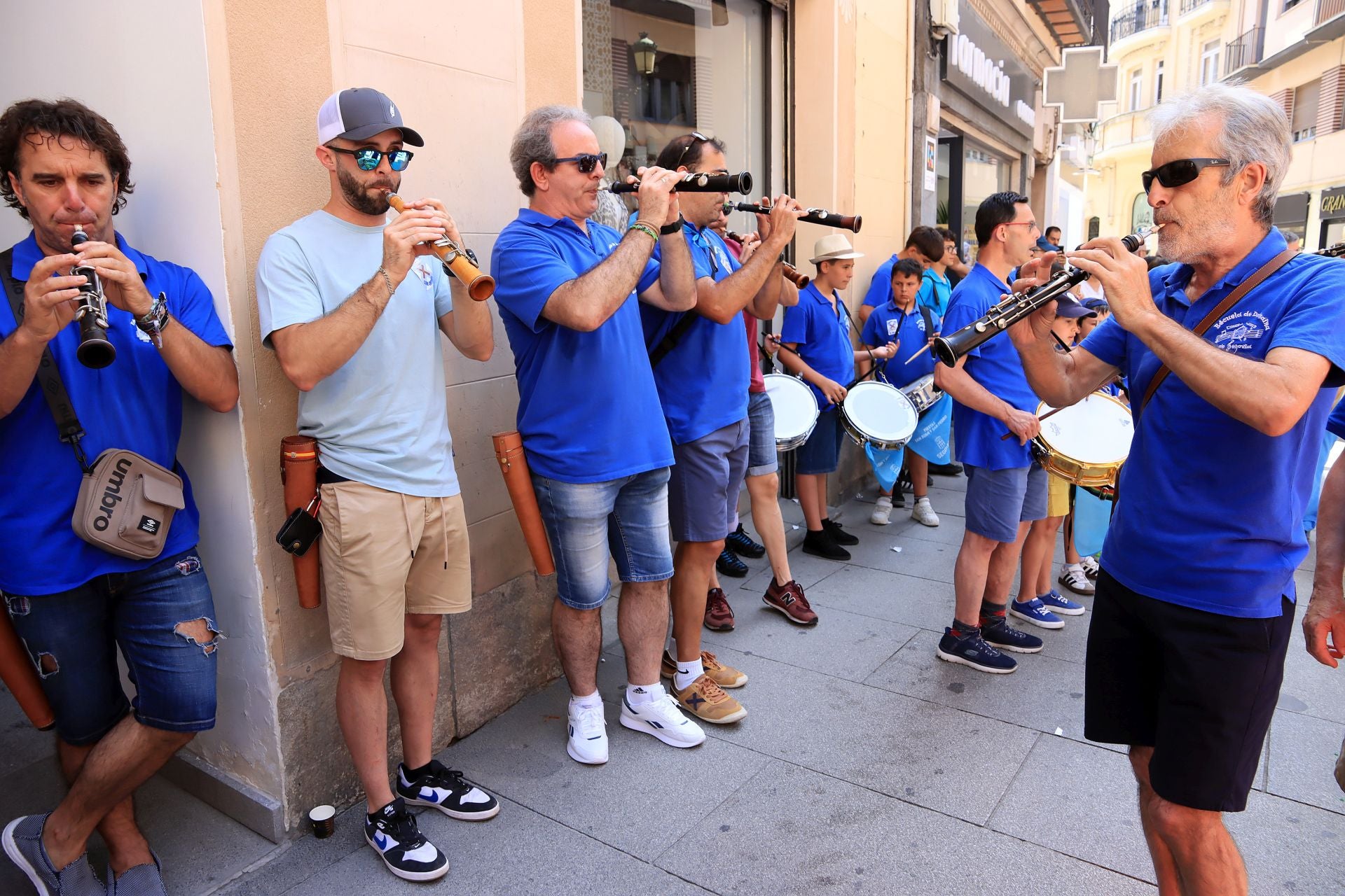 Fotos del canto del himno de Segovia y de la Tajada de San Andrés