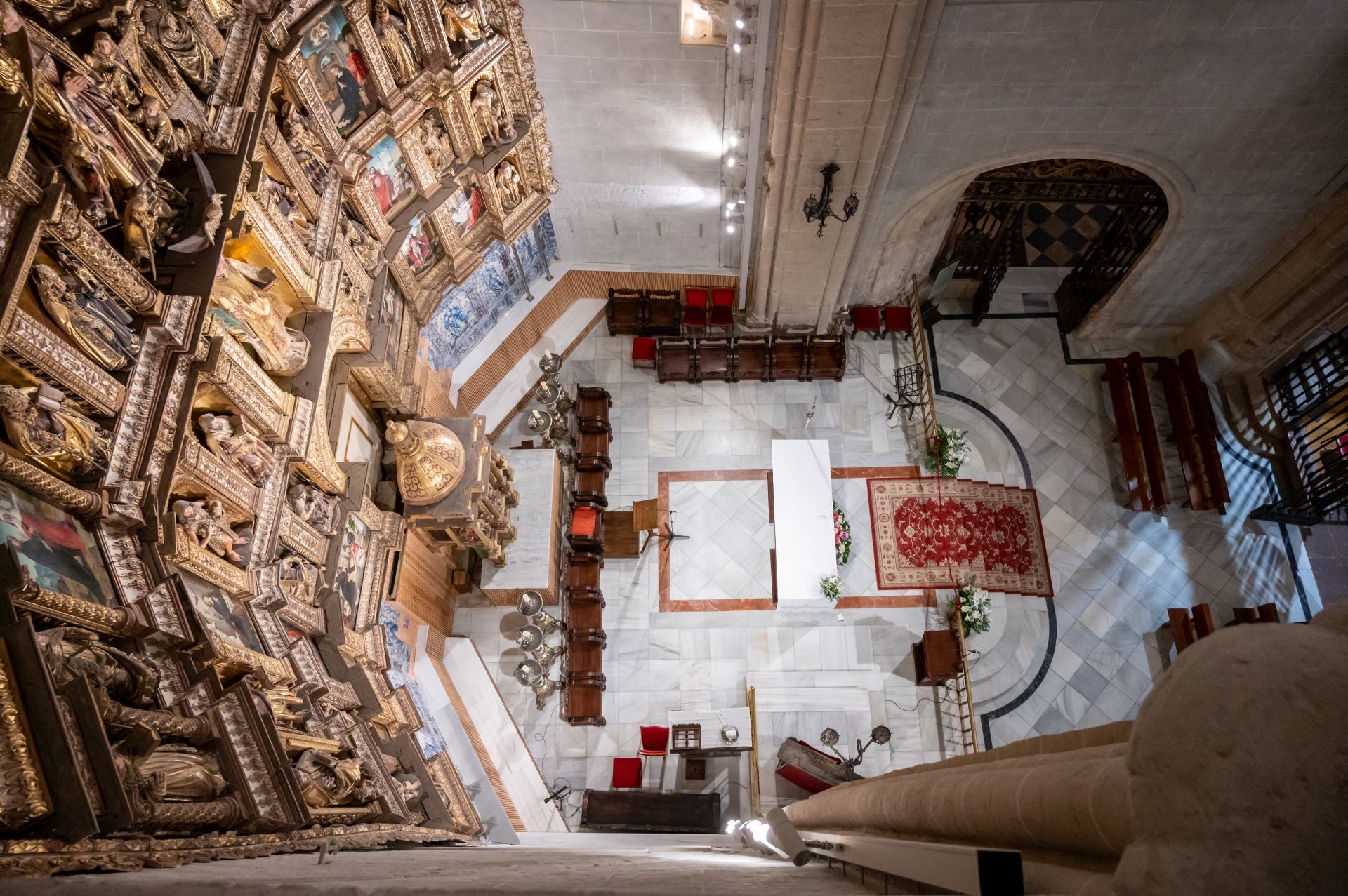 La Catedral de Palencia, desde las alturas y desde los triforios