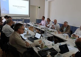 Reunión del patronato de Santa María La Real.