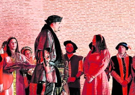 Una escena en la Semana Renacentista de Medina del Campo.