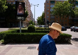 Las altas temperaturas asolan Valladolid en el primer lunes de ola de calor del verano.