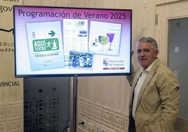 José María Bravo, durante la presentación de la programación.