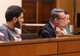 Diego y Álvaro Ferreruela, los dos condenados, durante la celebración del juicio.